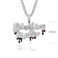 Wholesale Sterling Silver Pendant Necklace Hip Hop Jewelry